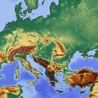 Verbreitungskarte der Europäischen Katzennatter